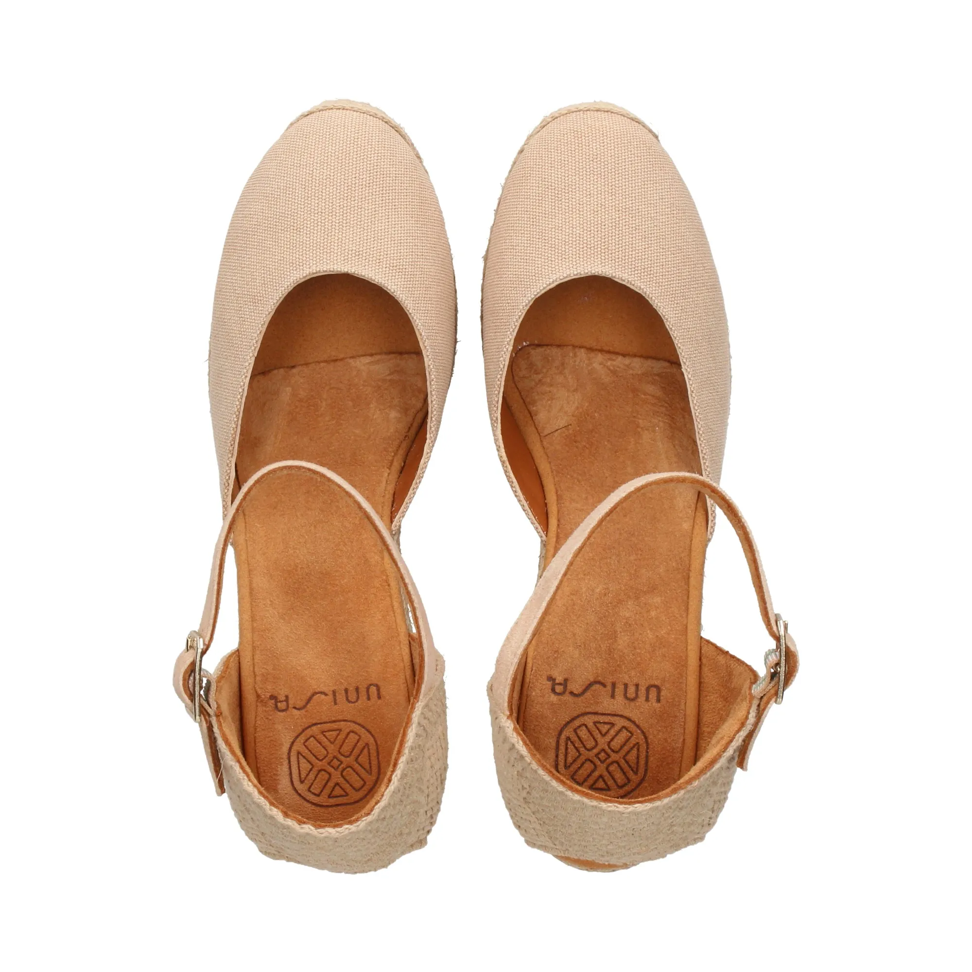 UNISA Zapatos cuña NATURAL