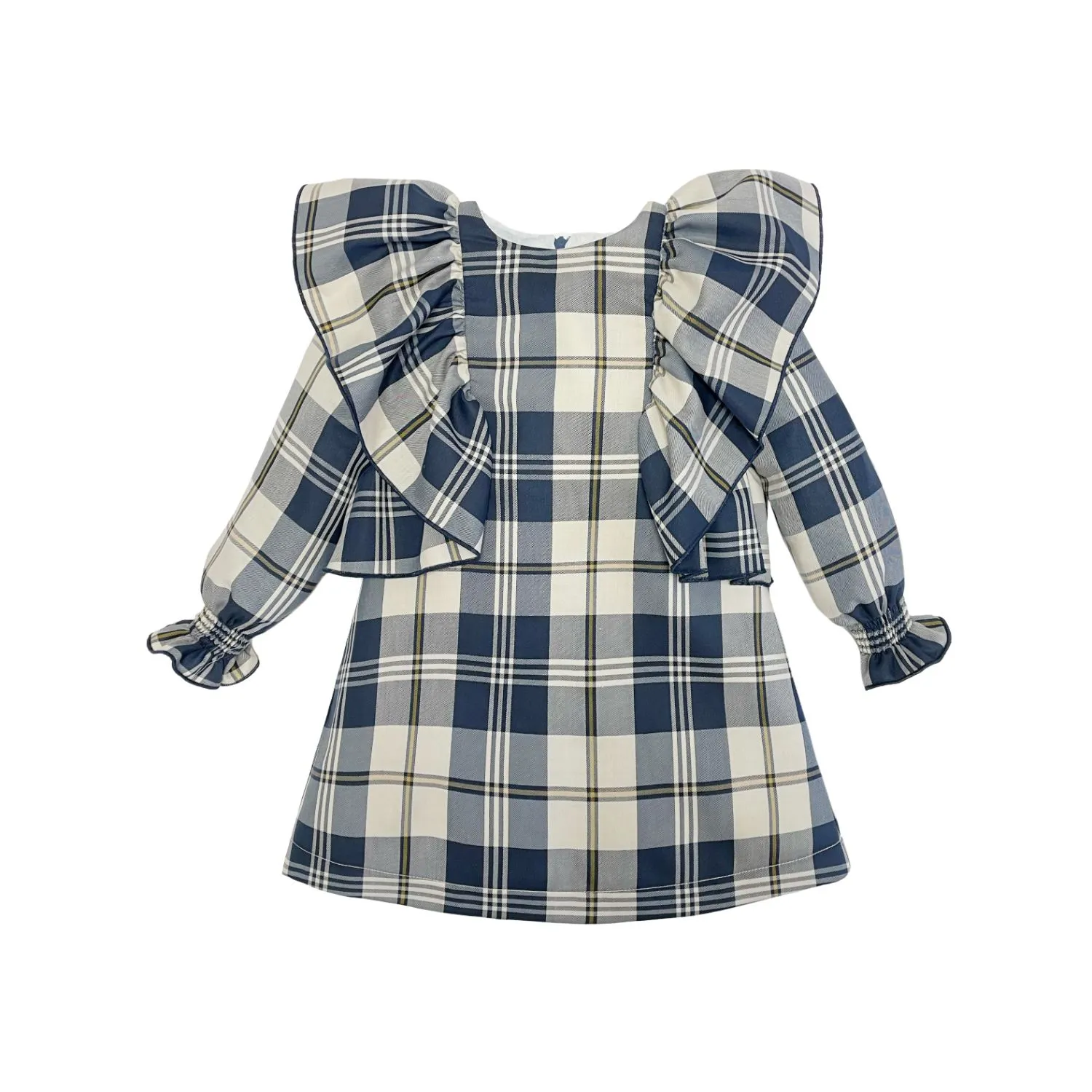 Vestido de cuadros colección Marine de Eve Children.