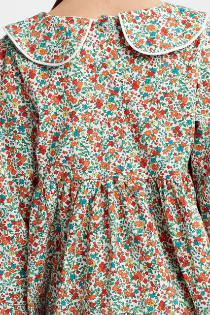 Vestido de niña Amelia rojo