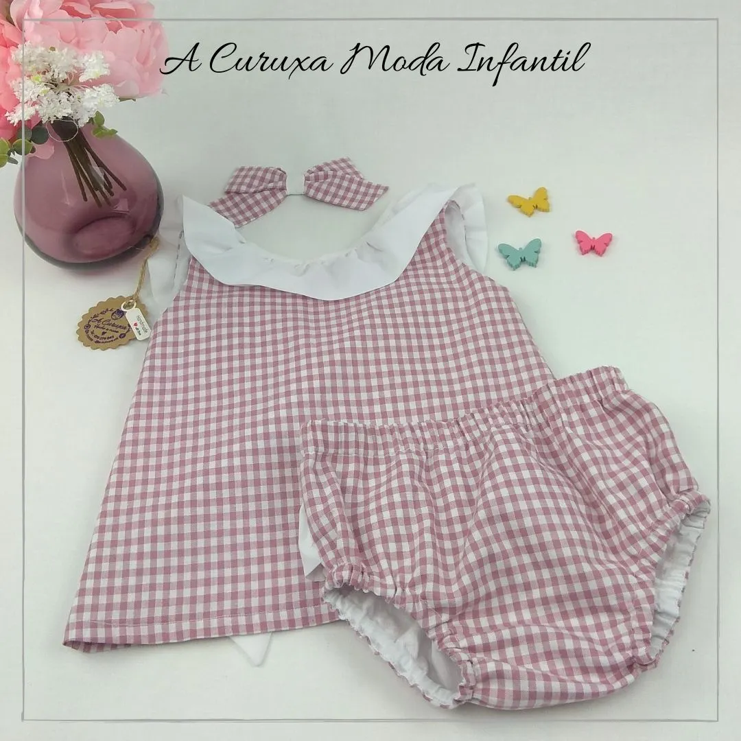 Vestido de niña Vichy