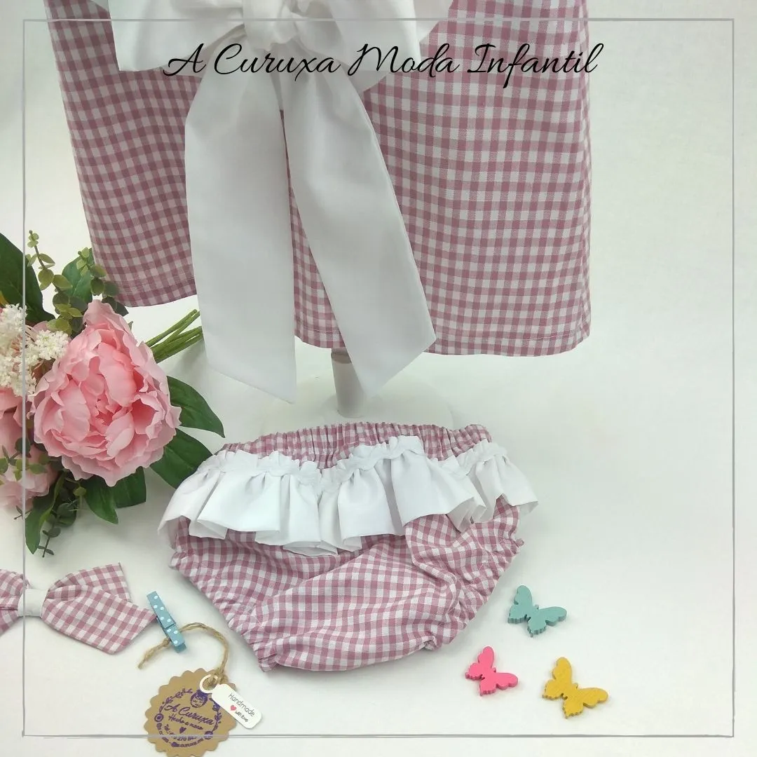 Vestido de niña Vichy