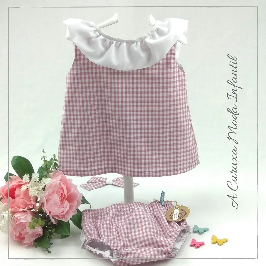 Vestido de niña Vichy