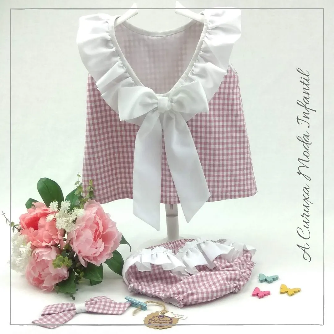 Vestido de niña Vichy