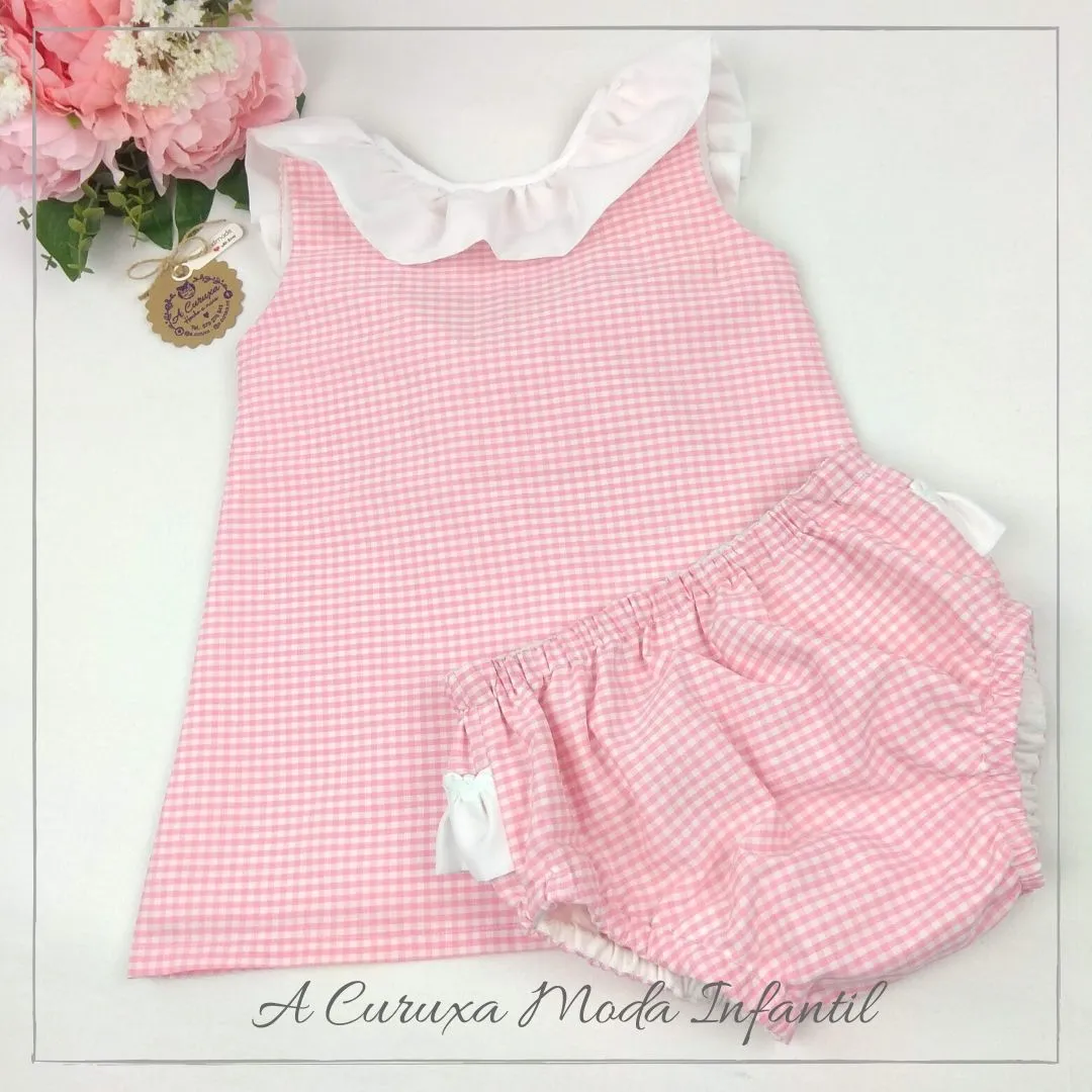 Vestido de niña Vichy