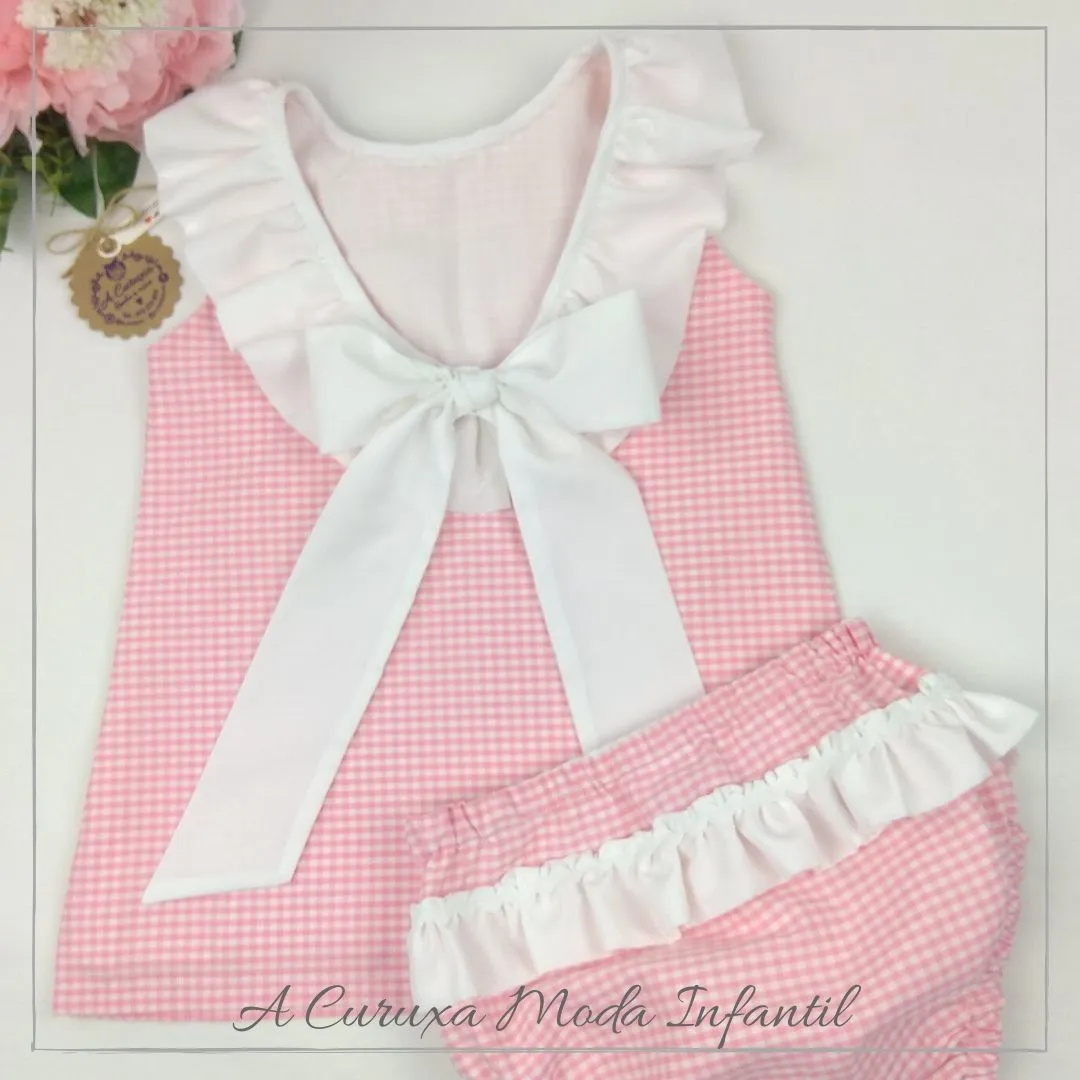 Vestido de niña Vichy