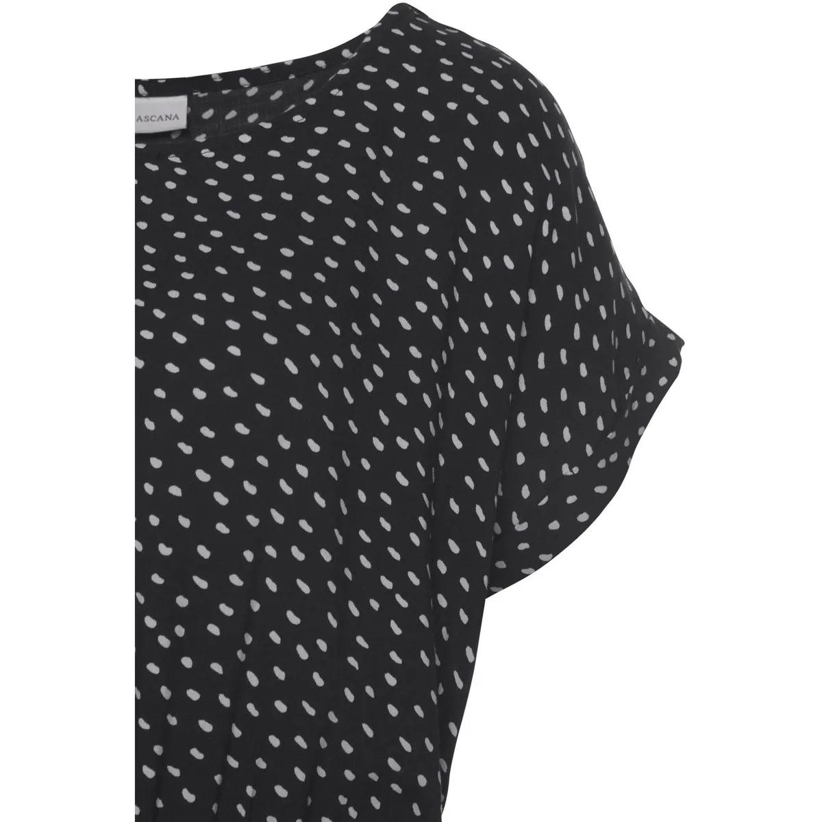 Vestido de verano manga corta Black And White