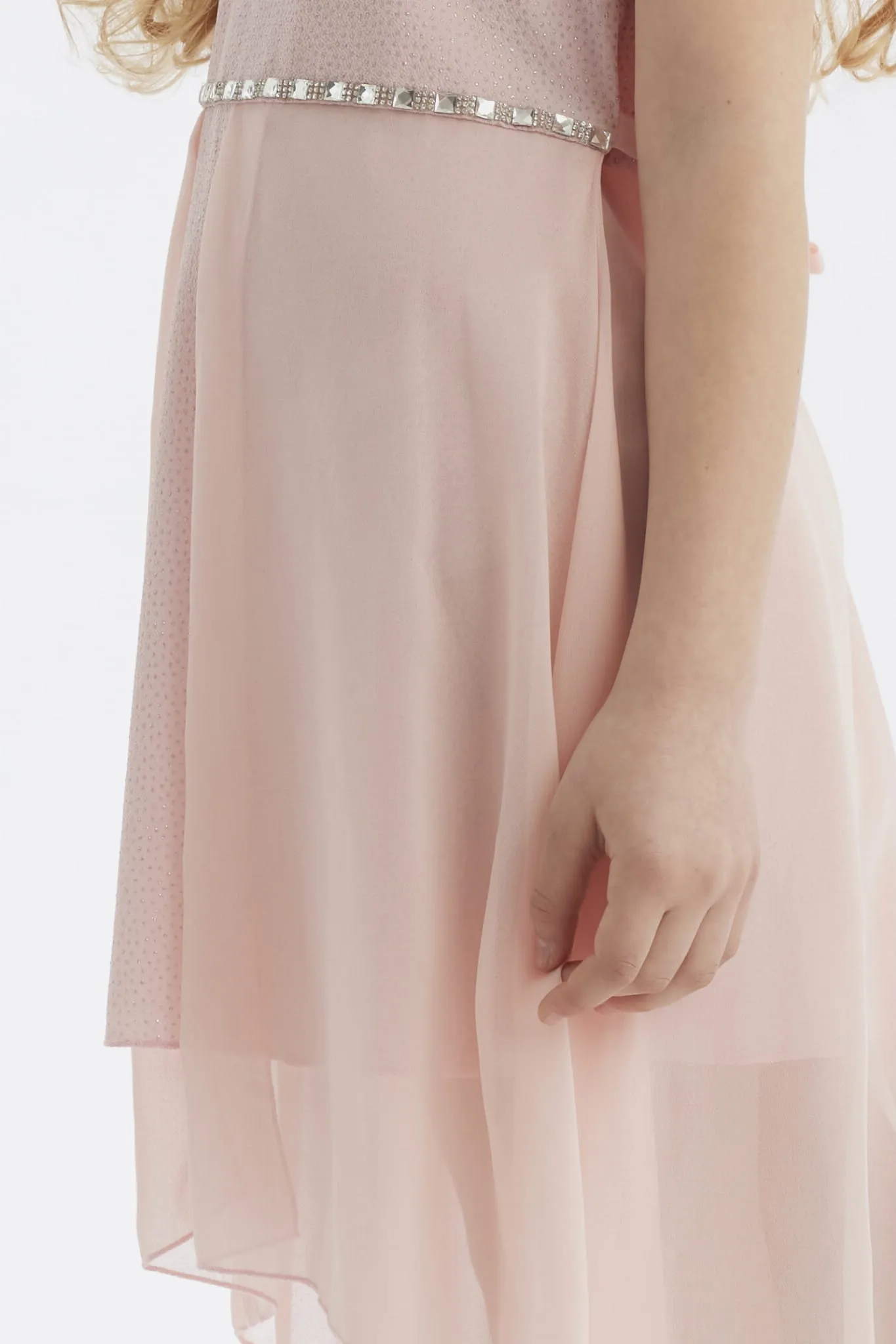 Vestido Jasmina Para Pequeñas Princesas Rosa Albaricoque