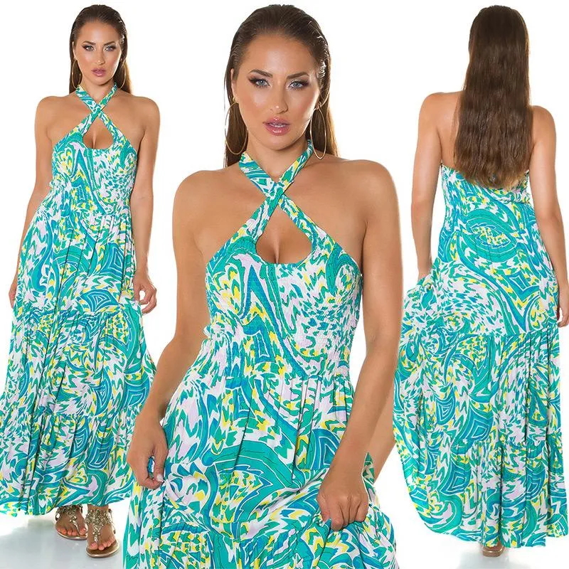 Vestido Largo de ensueño Verde