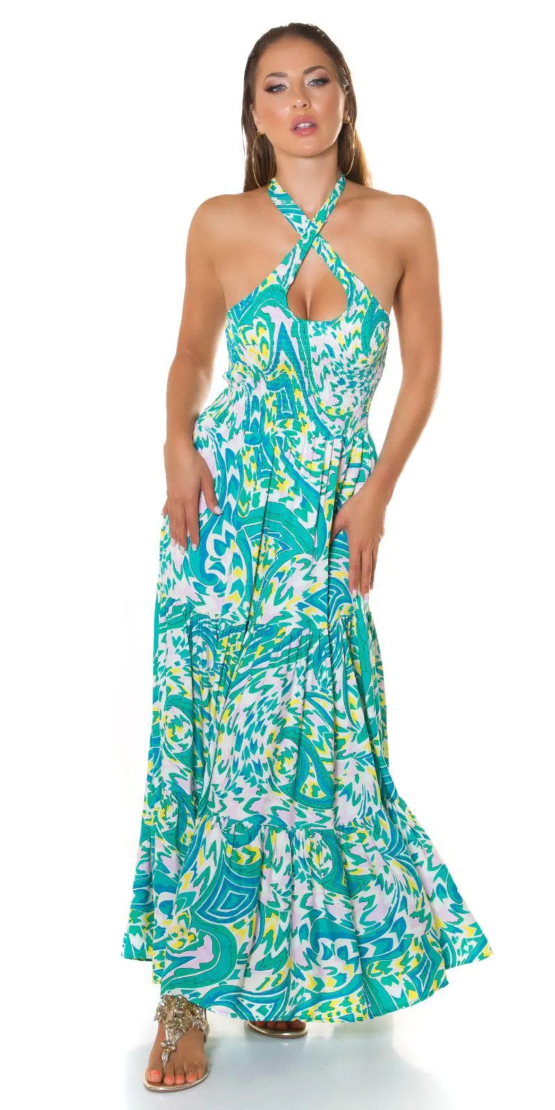 Vestido Largo de ensueño Verde