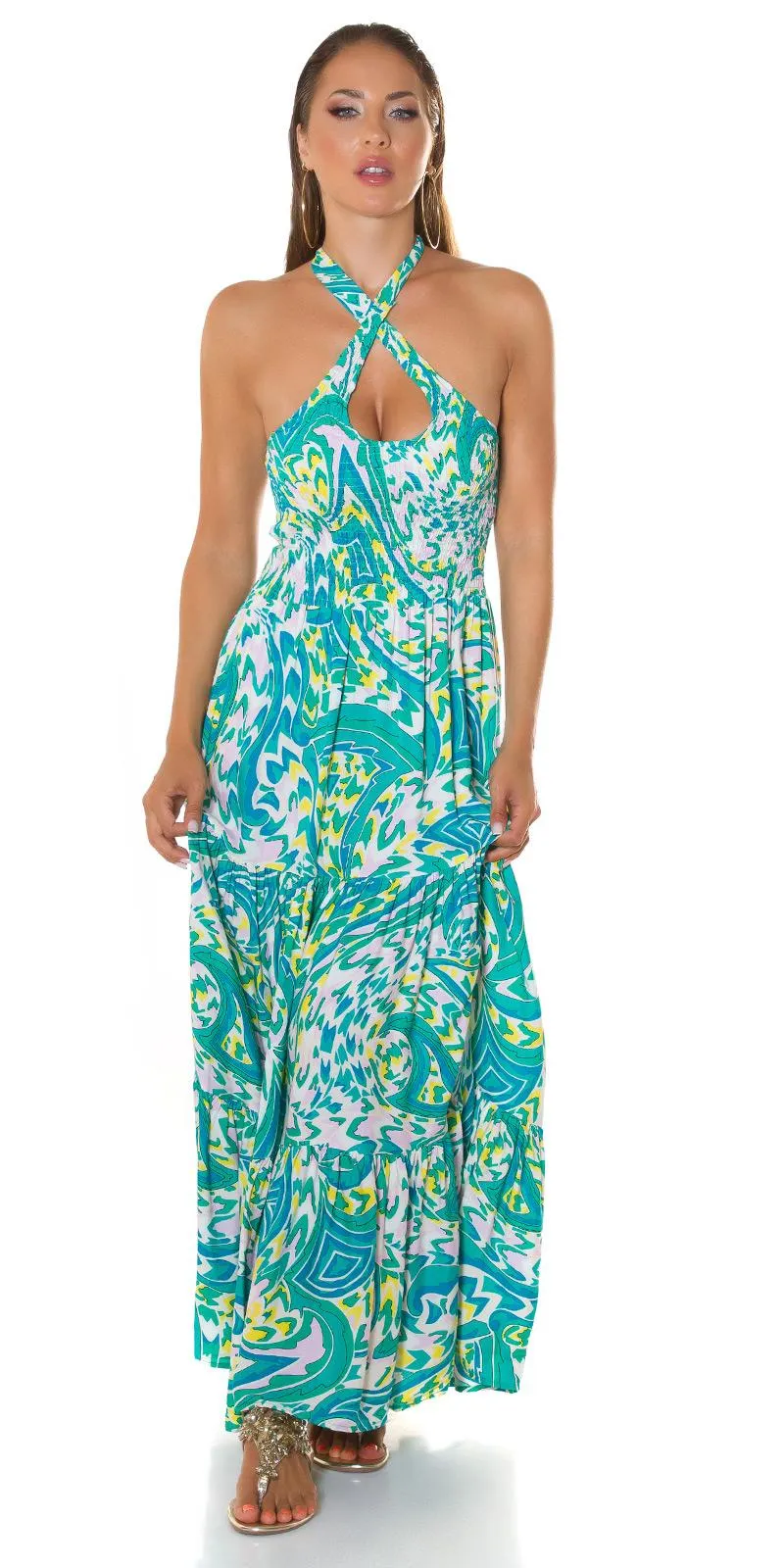 Vestido Largo de ensueño Verde