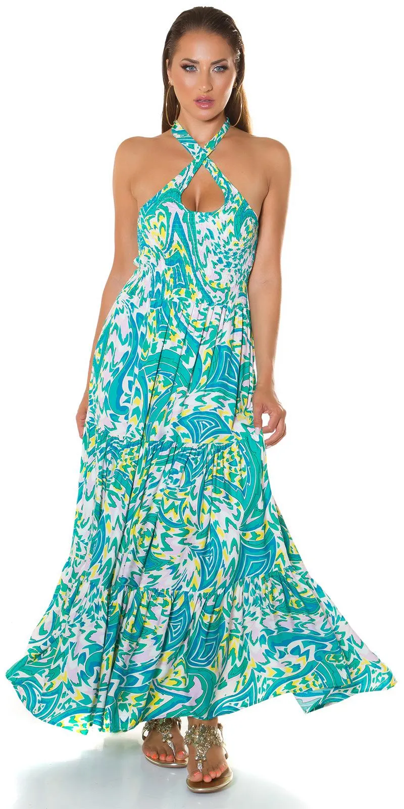 Vestido Largo de ensueño Verde