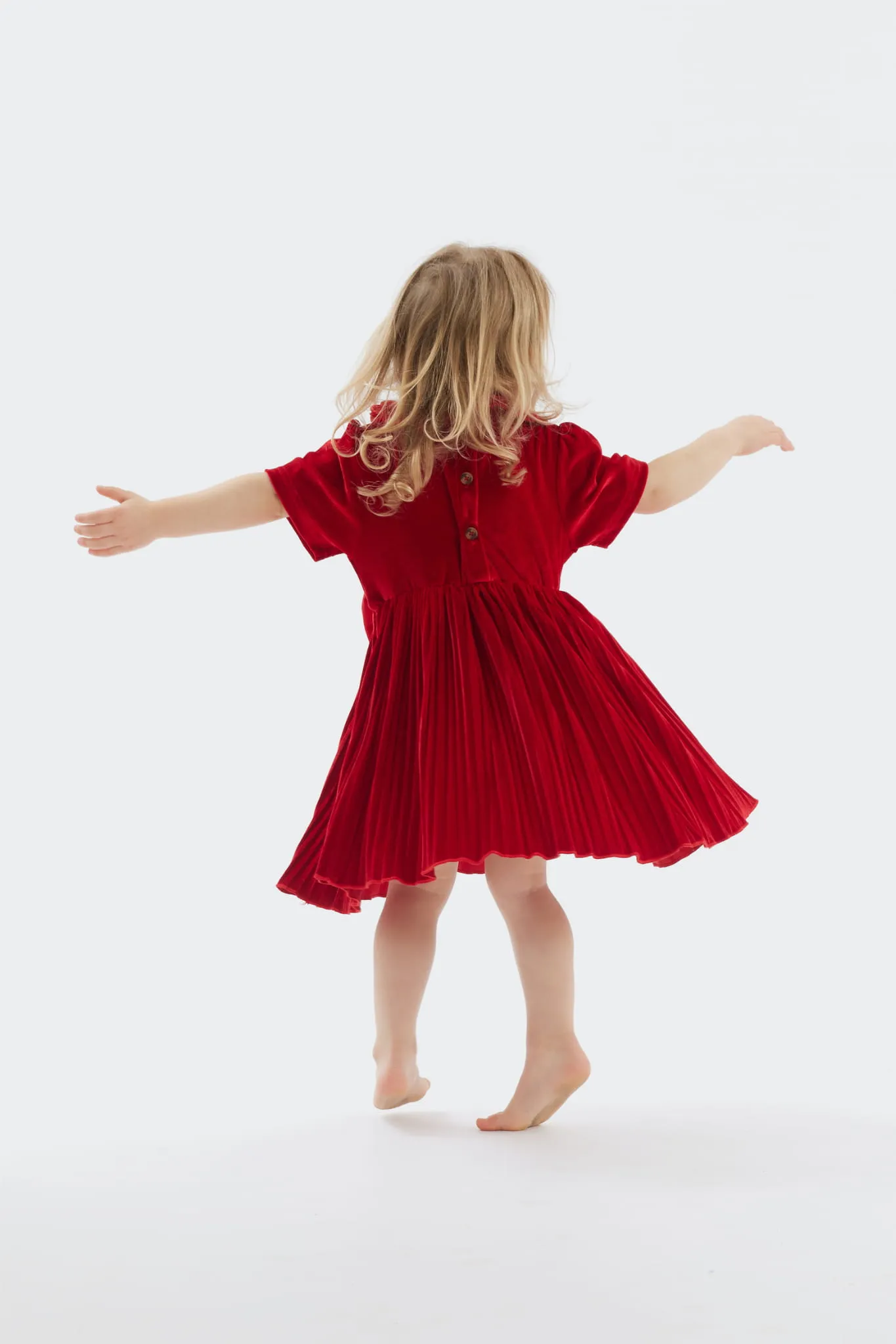 Vestido para Niñas Raisa Rojo