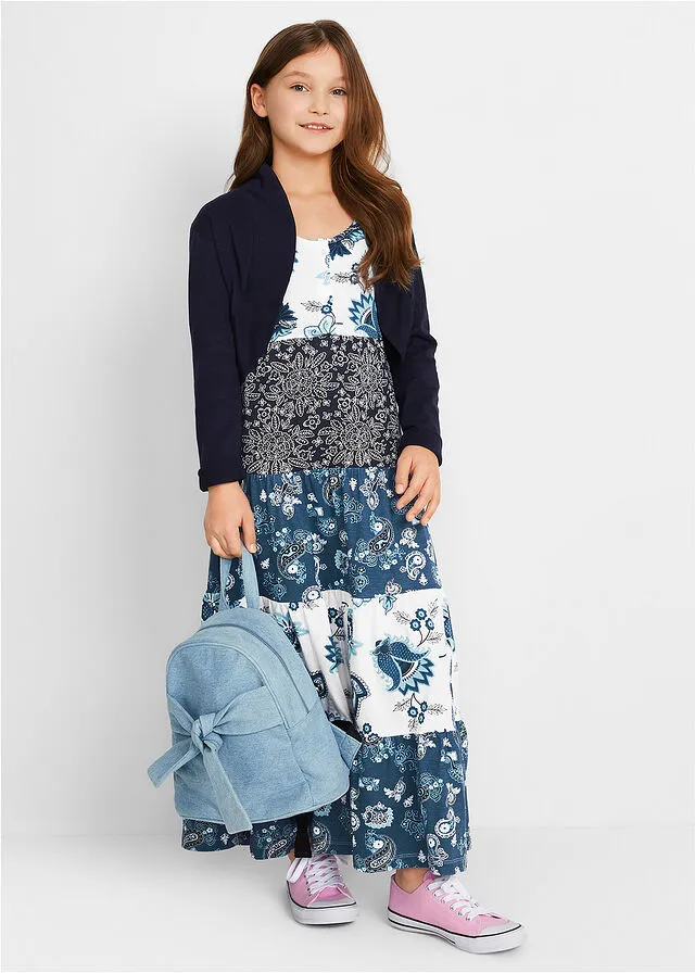 VESTIDO VERANIEGO PARA NIñAS BLANCO LANAGRANATEROSA MATE