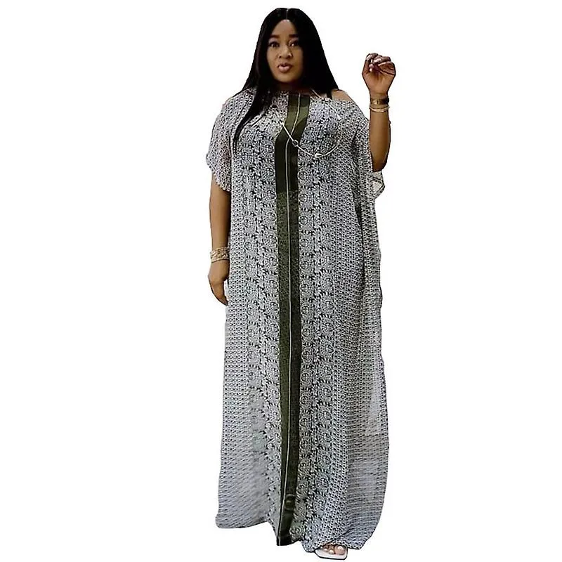 Vestidos africanos de dos piezas para mujeres Nueva ropa africana Dashiki Pantalones Set Boubou Robe Outfits Femme Party Plus Si