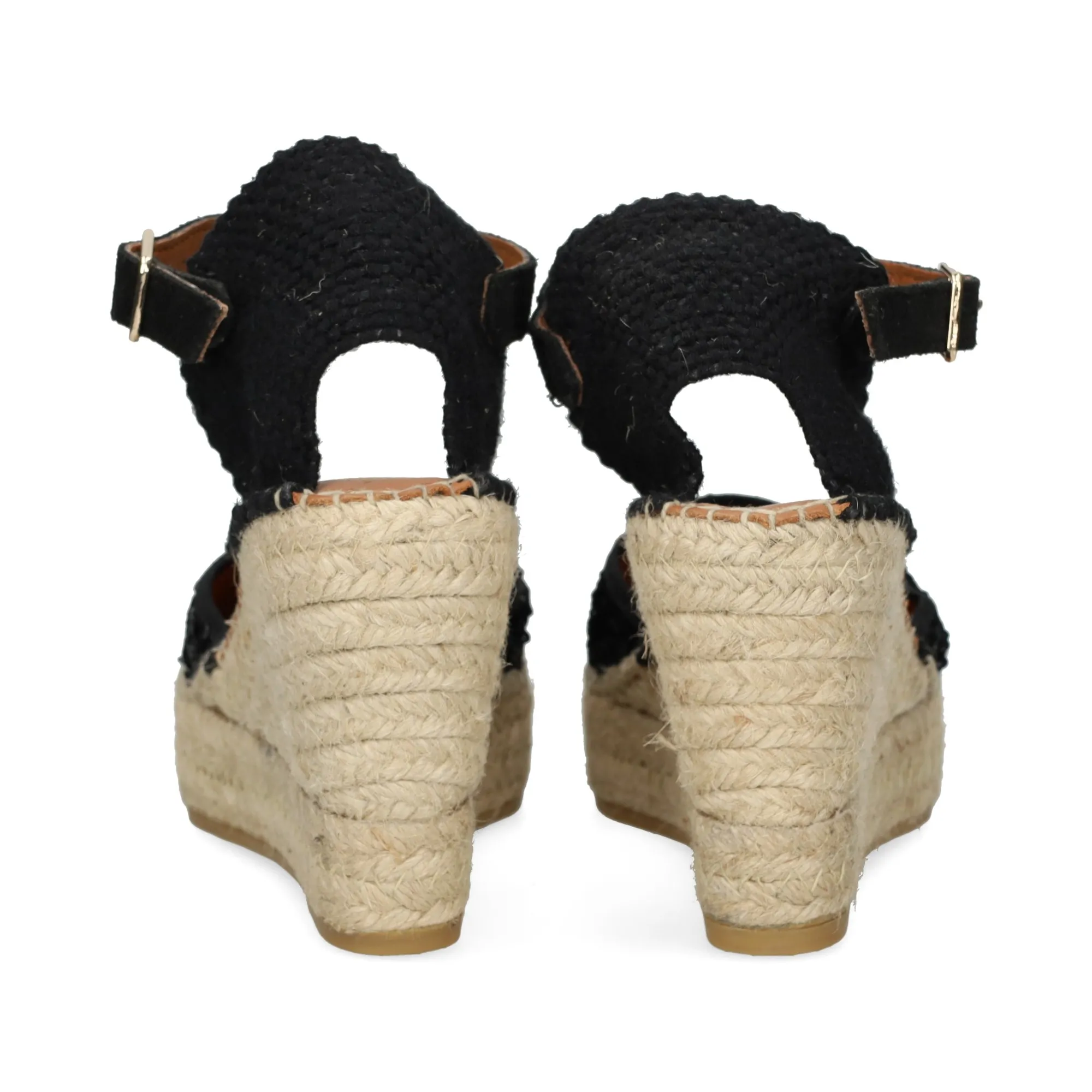 VIGUERA Zapatos cuña NEGRO