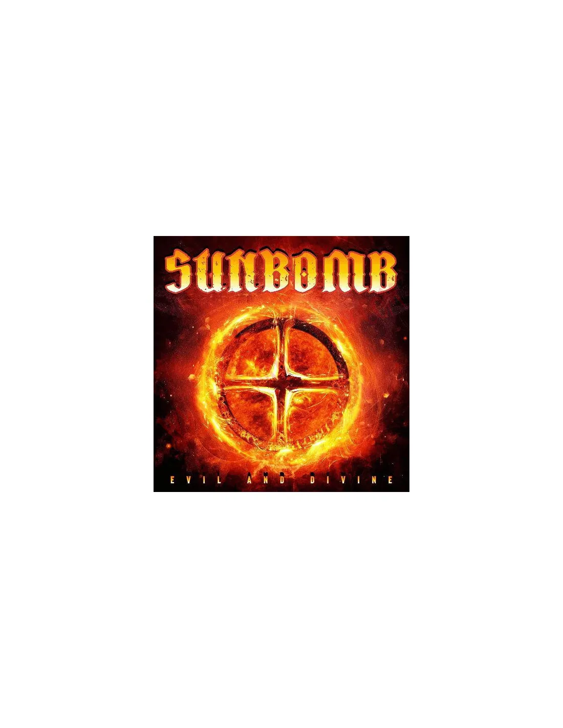 VINILO LP SUNBOMB  EVIL AND DIVINE