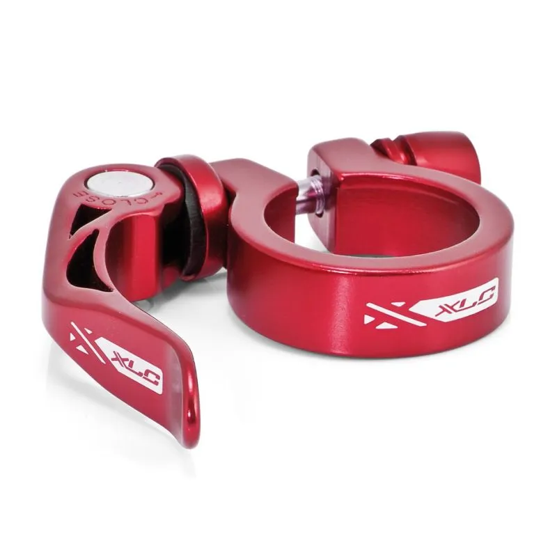 XLC PCL04 ABRAZADERA TIJA ALU C/RAPIDO 31.6MM ROJ  2502064007