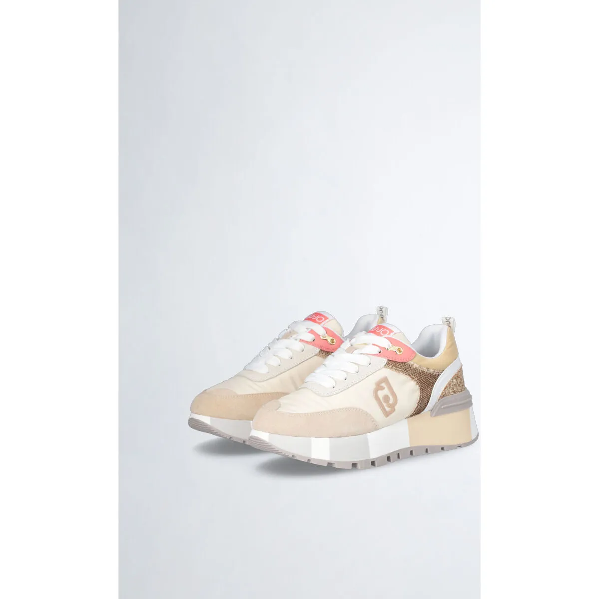 Zapatillas con plataforma, brillos y lentejuelas