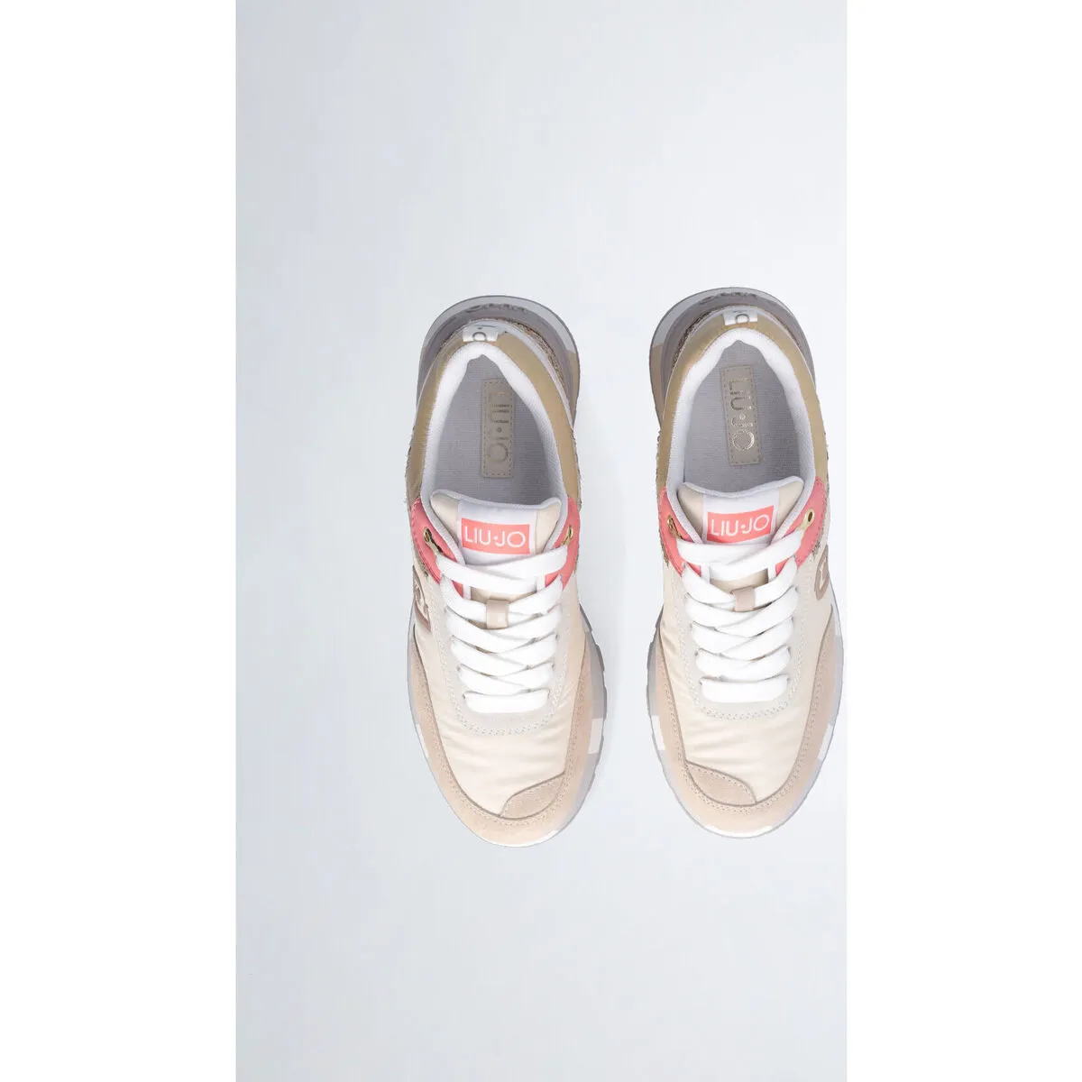 Zapatillas con plataforma, brillos y lentejuelas