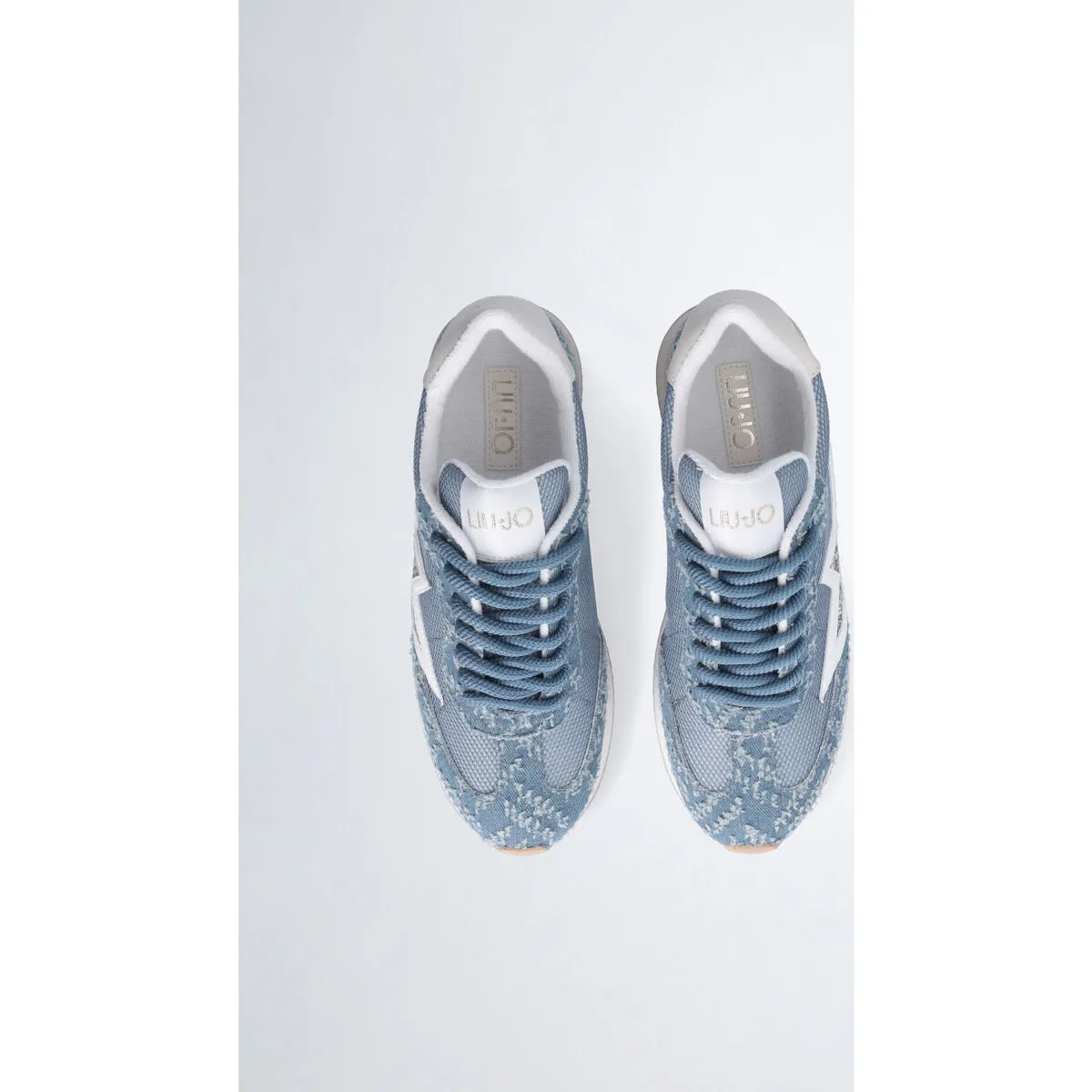 Zapatillas con plataforma de denim