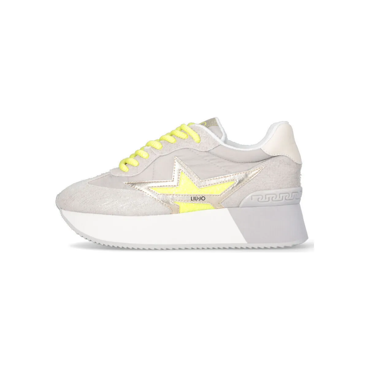 Zapatillas con plataforma y estrella brillante