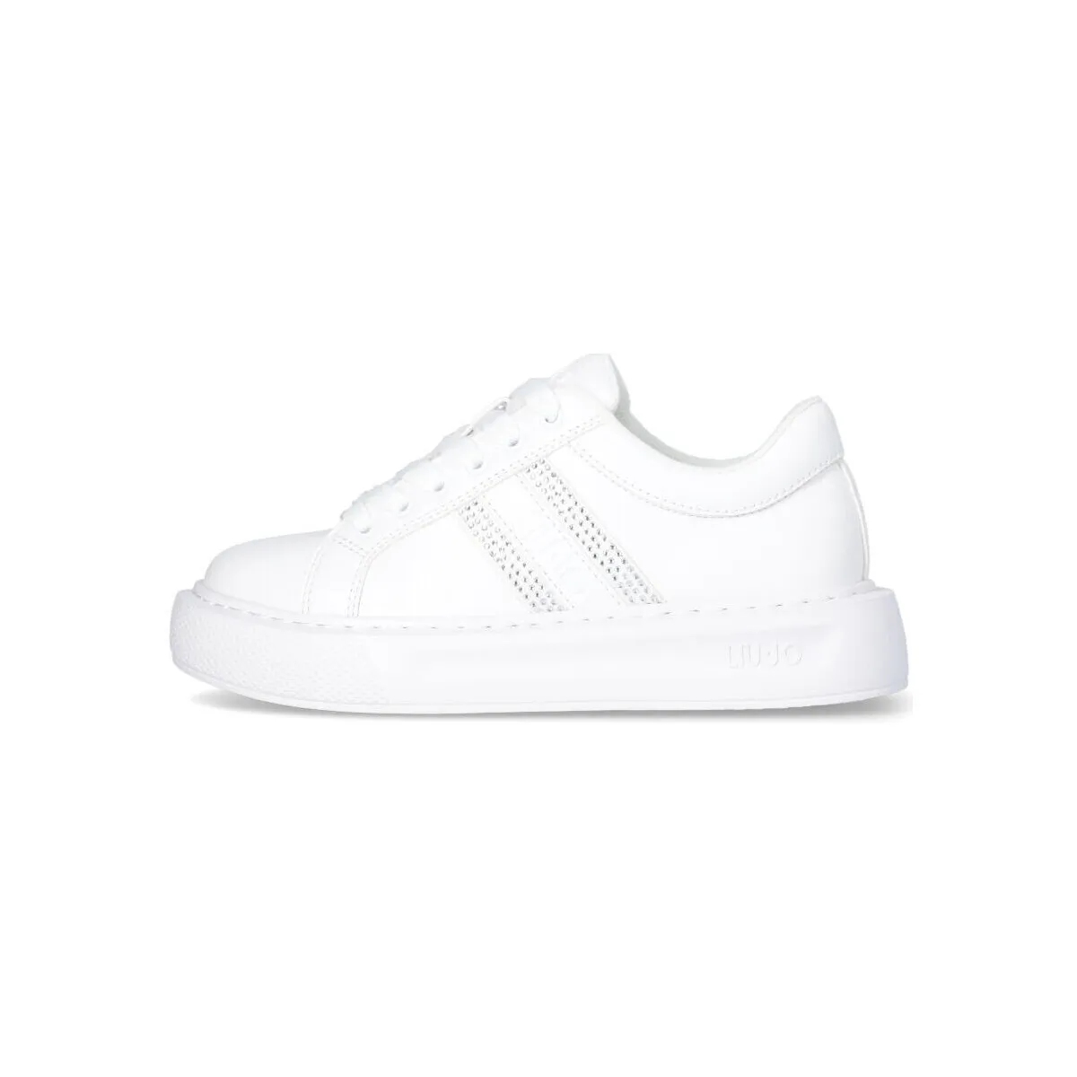 Zapatillas con plataforma y strass