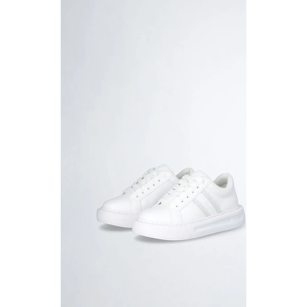 Zapatillas con plataforma y strass