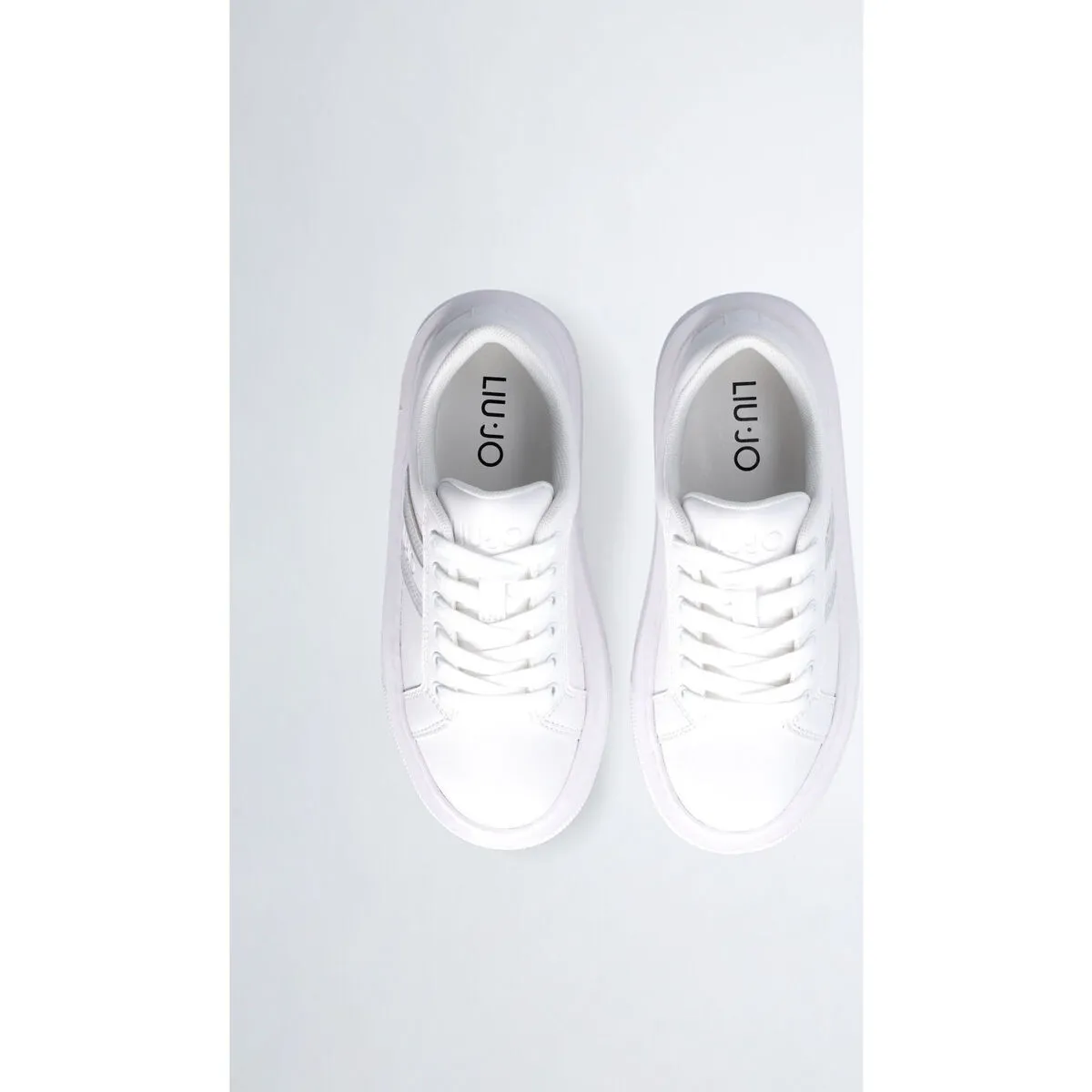 Zapatillas con plataforma y strass