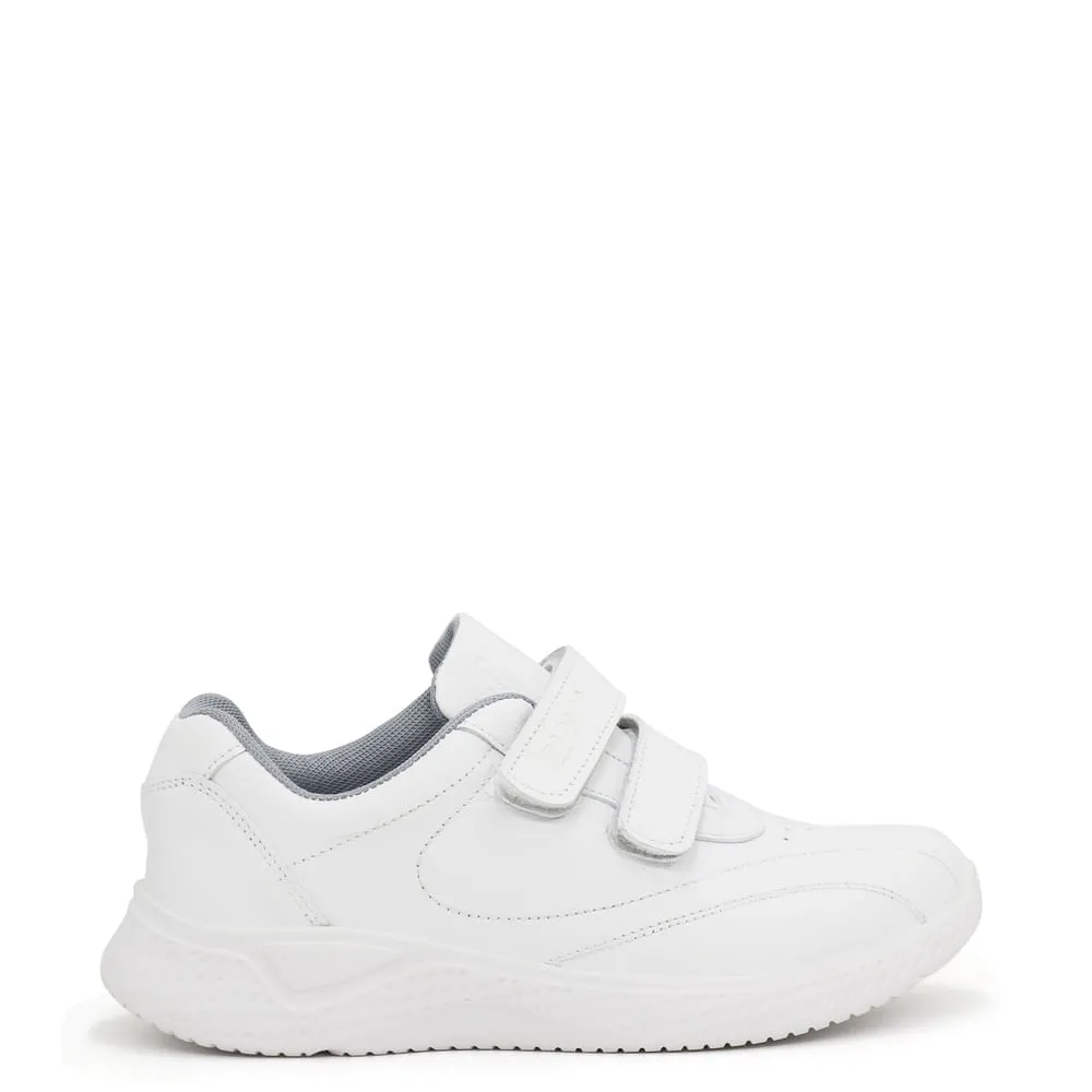 ZAPATILLAS ESCOLARES DE CUERO PARA NIñOS PAR&SS JA23CG806 BLANCO