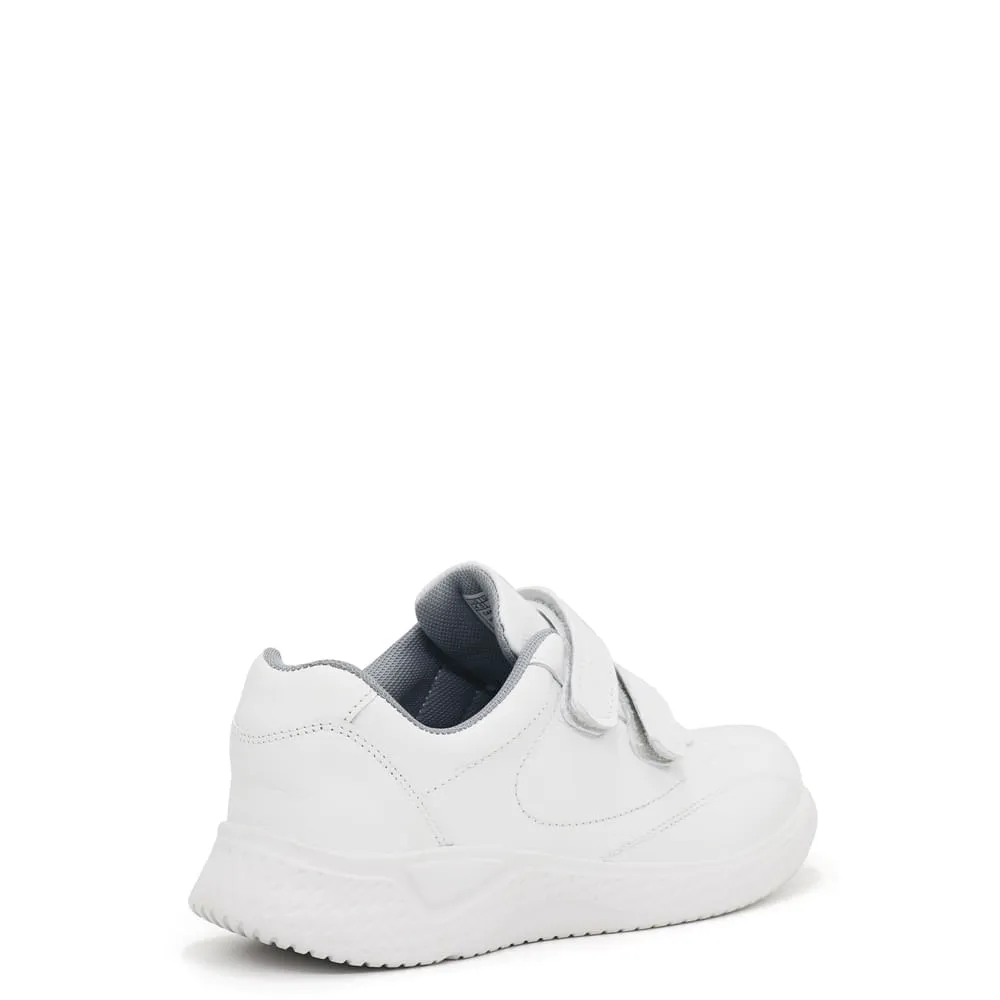 ZAPATILLAS ESCOLARES DE CUERO PARA NIñOS PAR&SS JA23CG806 BLANCO