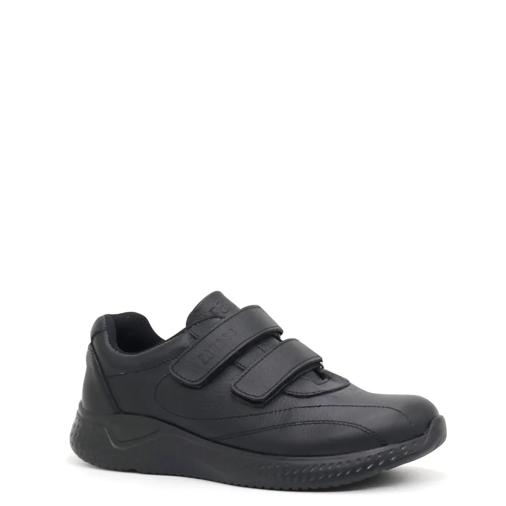 ZAPATILLAS ESCOLARES DE CUERO PARA NIñOS PAR&SS JA23CG806 NEGRO