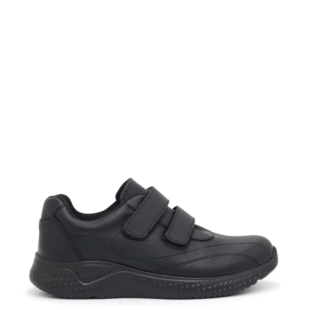 ZAPATILLAS ESCOLARES DE CUERO PARA NIñOS PAR&SS JA23CG806 NEGRO
