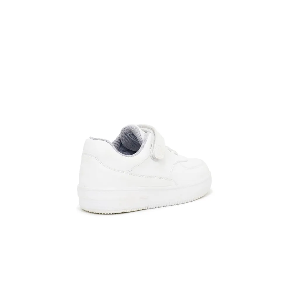 ZAPATILLAS ESCOLARES DE CUERO PARA NIñOS PAR&SS JA24CG818N BLANCO