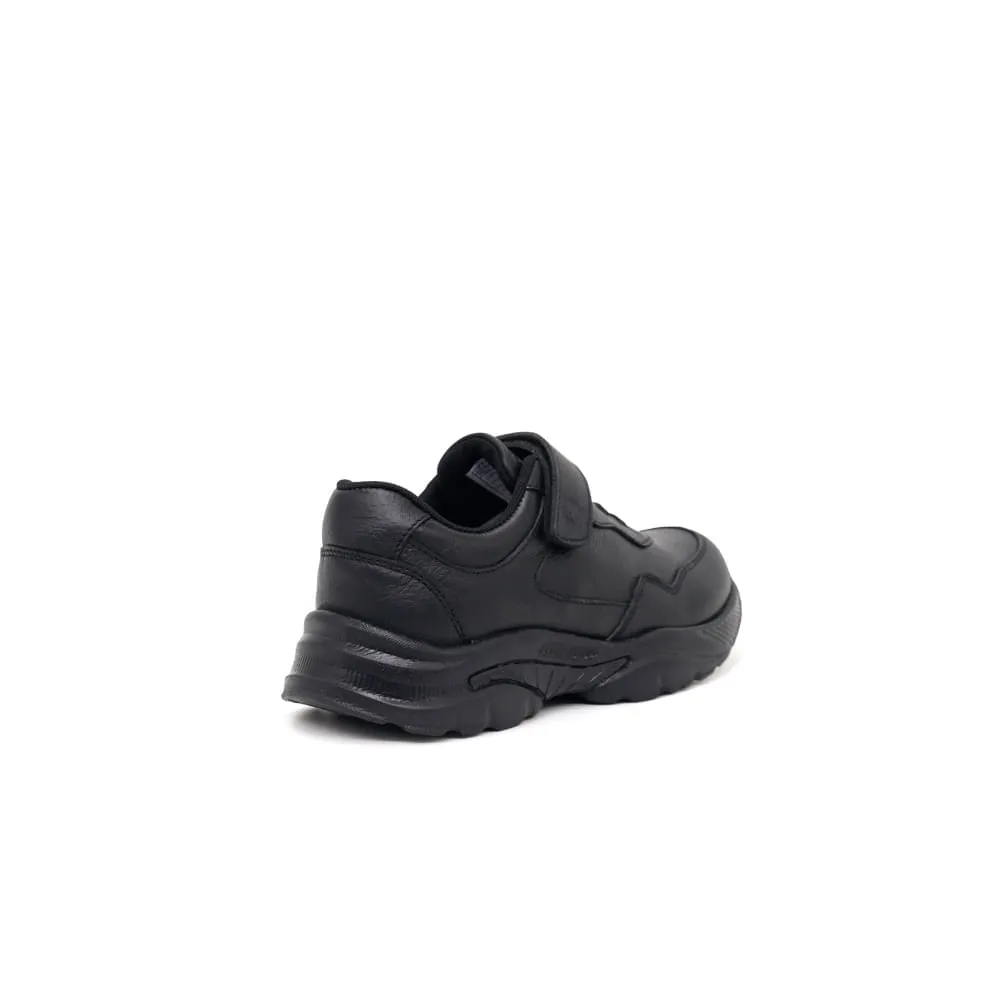 ZAPATILLAS ESCOLARES DE CUERO PARA NIñOS PAR&SS JA24CG825 NEGRO
