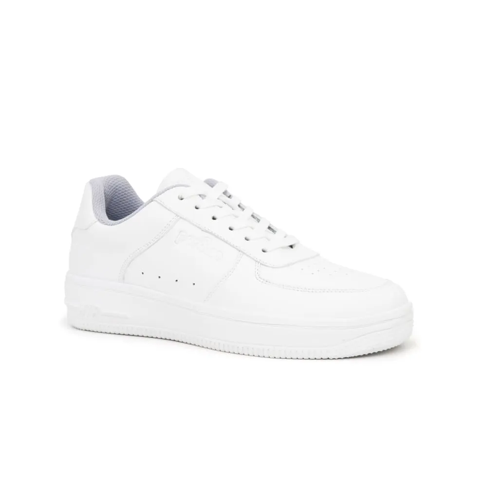ZAPATILLAS ESCOLARES DE CUERO PARA NIñOS PAR&SS JA24CG836J BLANCO