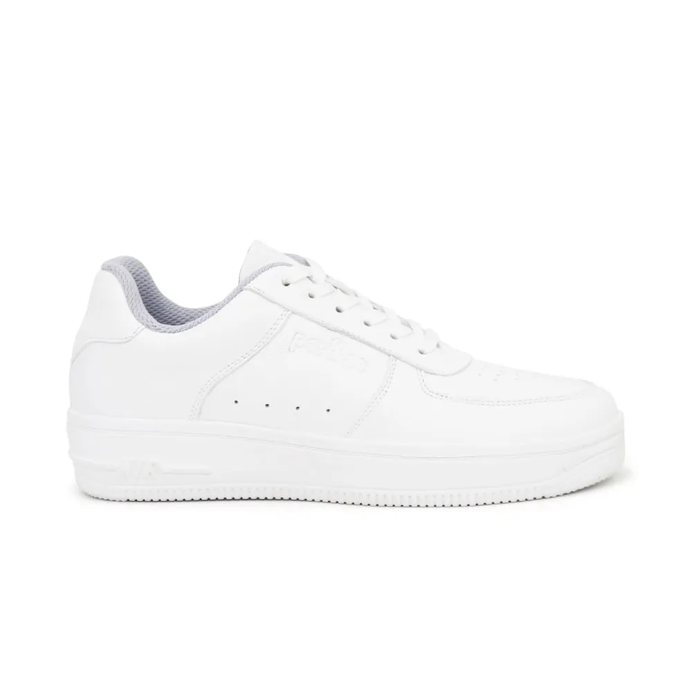 ZAPATILLAS ESCOLARES DE CUERO PARA NIñOS PAR&SS JA24CG836J BLANCO