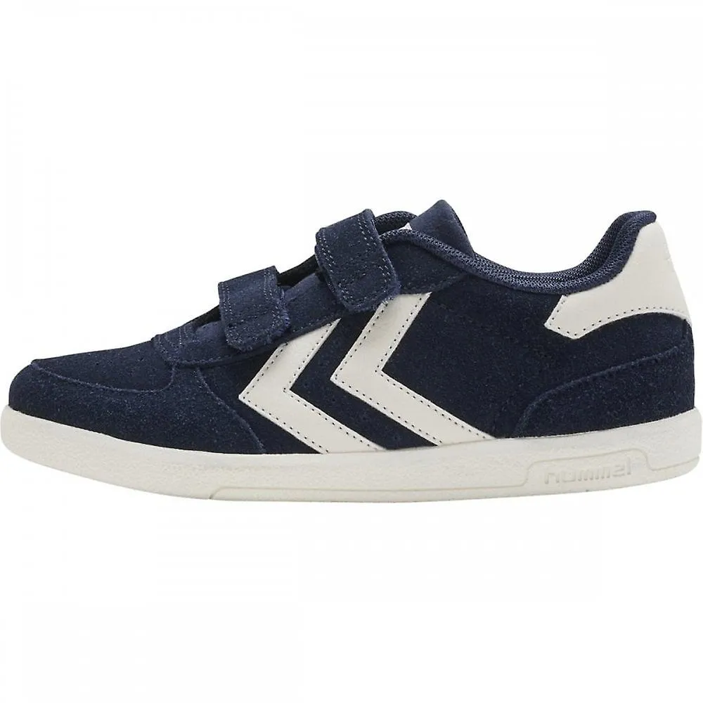 Zapatillas Hummel Victory Suede Black Iris Sneak Style para niños