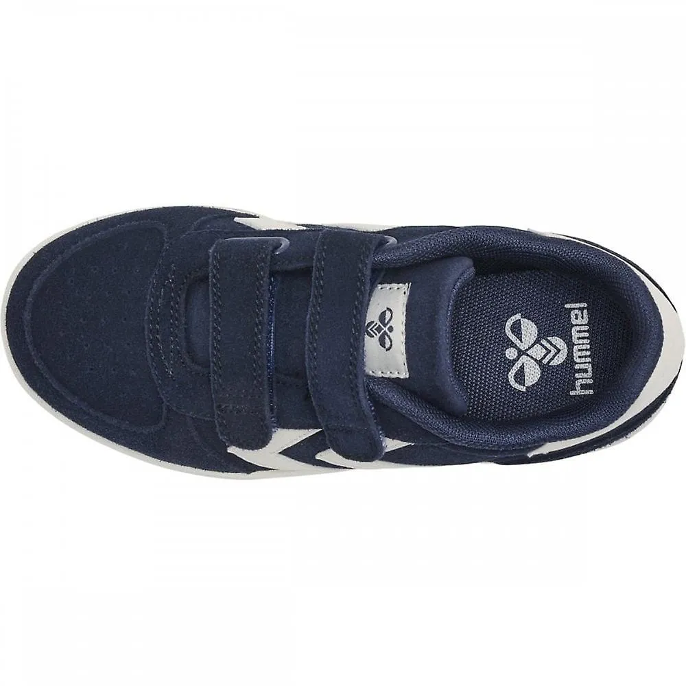 Zapatillas Hummel Victory Suede Black Iris Sneak Style para niños