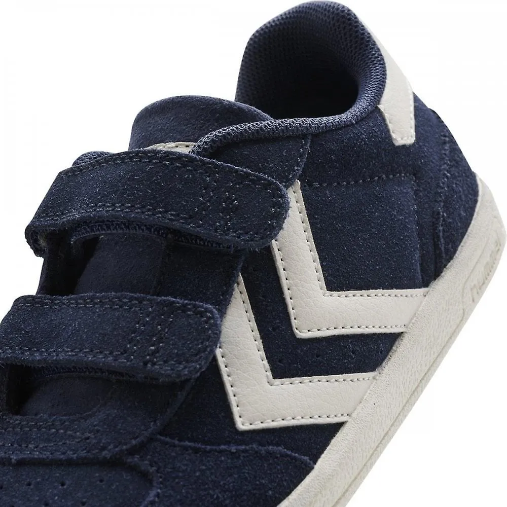 Zapatillas Hummel Victory Suede Black Iris Sneak Style para niños