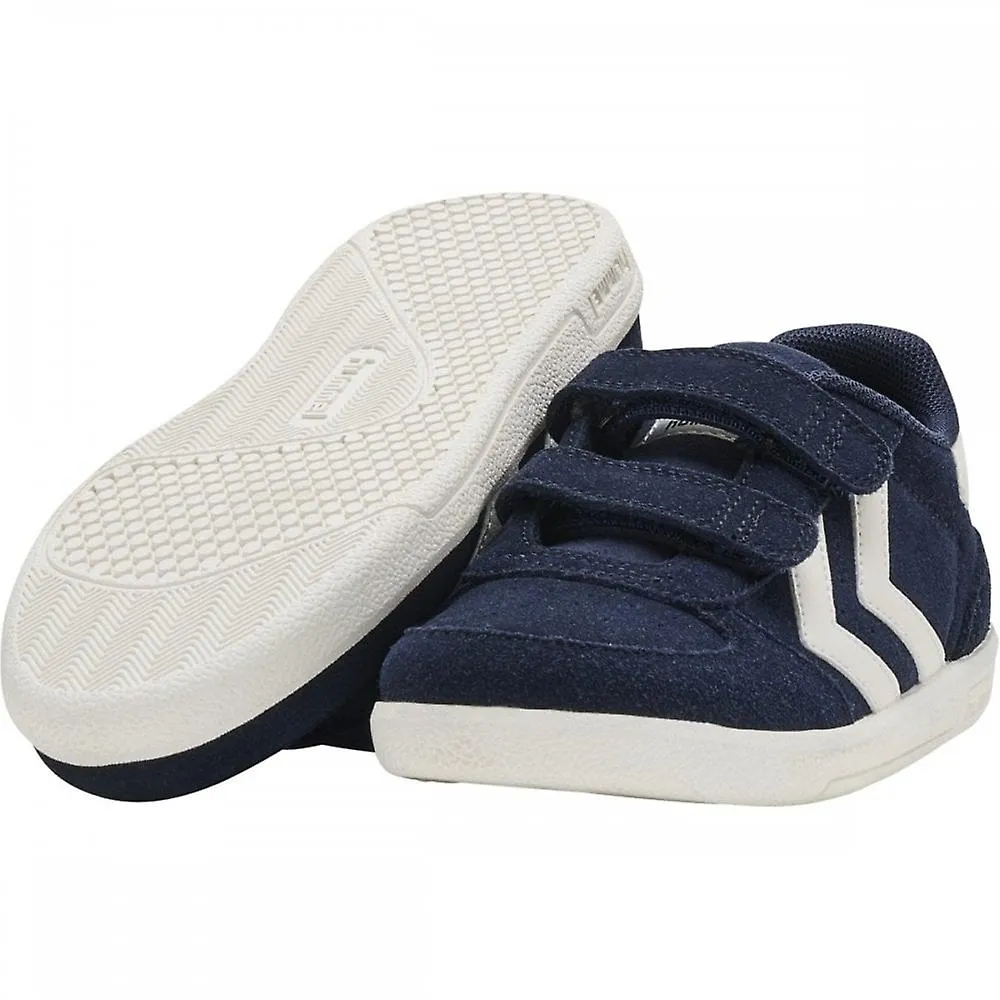 Zapatillas Hummel Victory Suede Black Iris Sneak Style para niños