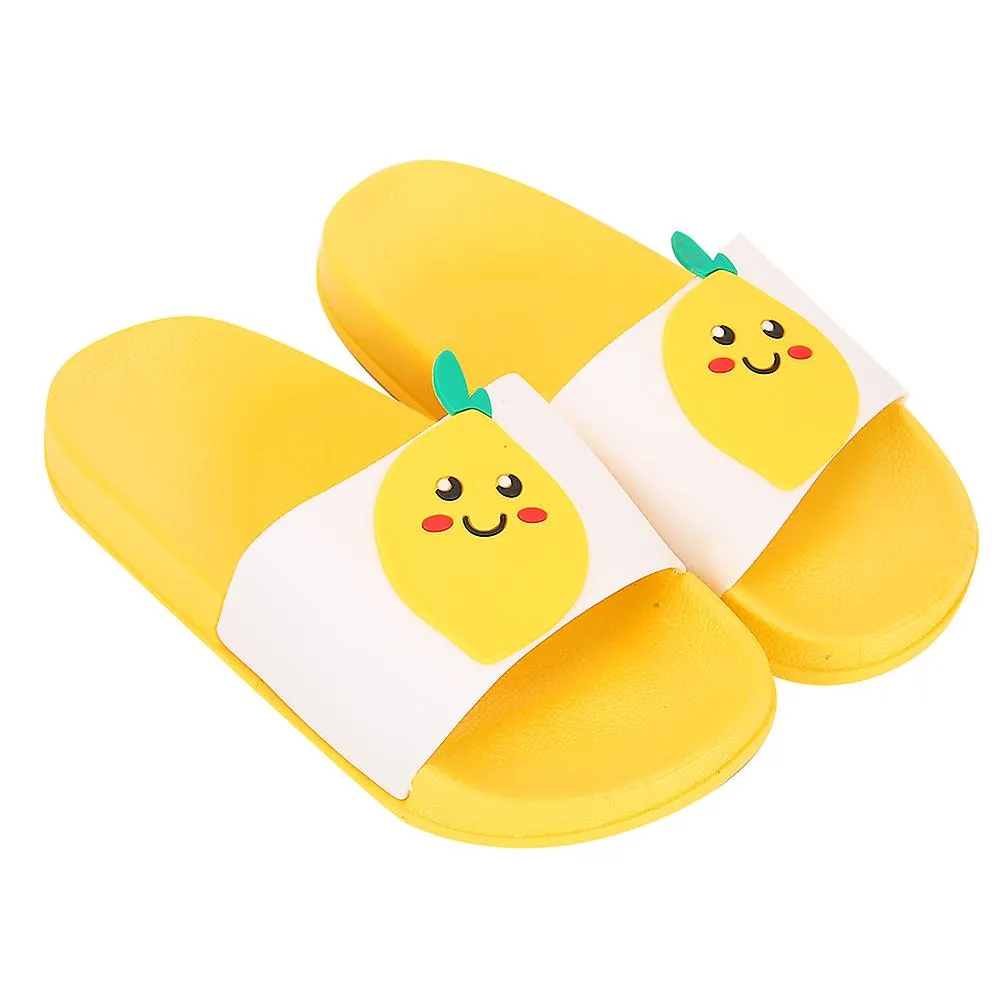 Zapatillas para niños con patrón de frutas de dibujos animados Zapatillas para niños elásticas transpirables antideslizantes (ta
