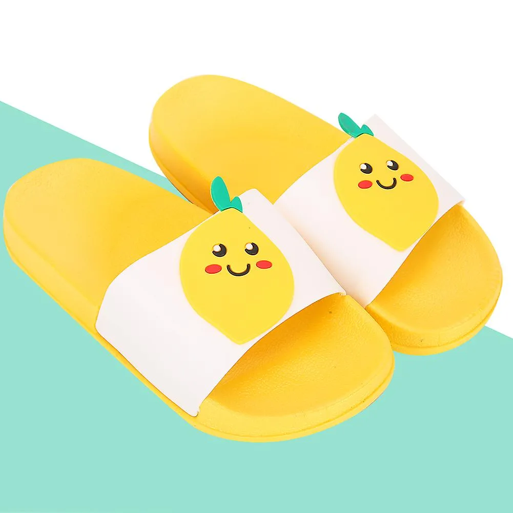 Zapatillas para niños con patrón de frutas de dibujos animados Zapatillas para niños elásticas transpirables antideslizantes (ta