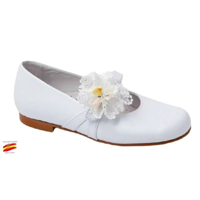 Zapato Comunión Niña Blanco Piel Killos