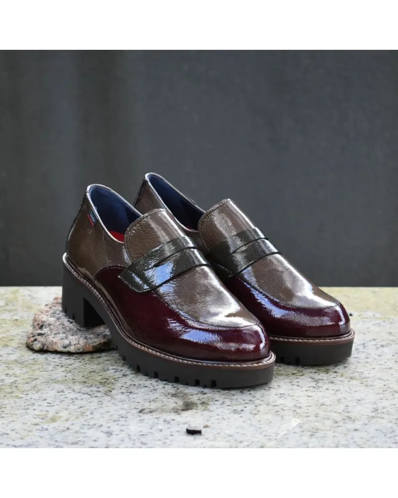 Zapato mocasín  KIOWA DE PIEL charol | CALLAGHAN 13447