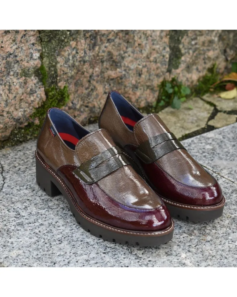 Zapato mocasín  KIOWA DE PIEL charol | CALLAGHAN 13447