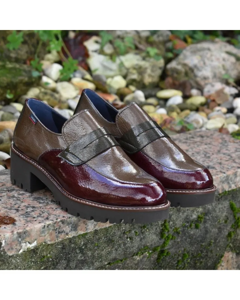 Zapato mocasín  KIOWA DE PIEL charol | CALLAGHAN 13447
