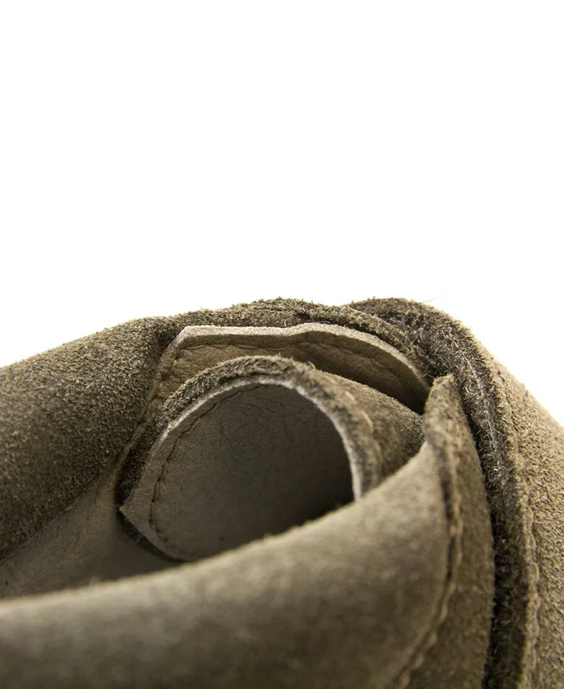 Zapatos Bebe Niño Ante Caqui