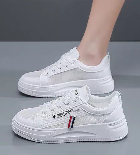 Zapatos Casuales De Moda De Malla Transpirable Para Mujer