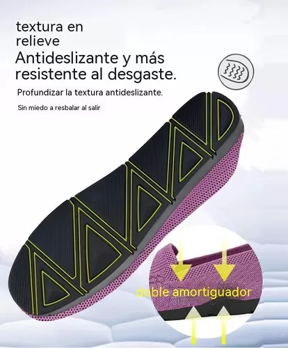 Zapatos Casuales De Tela Para Mujer Transpirables Y Cómodos.
