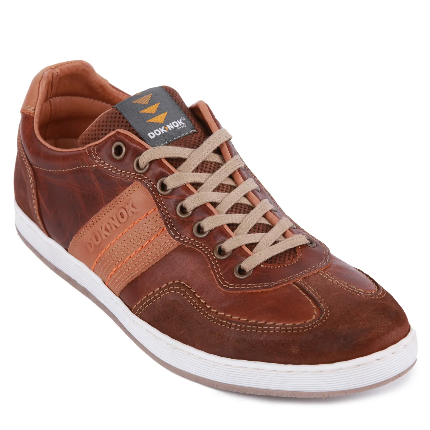 Zapatos casuales homme Doknok camel